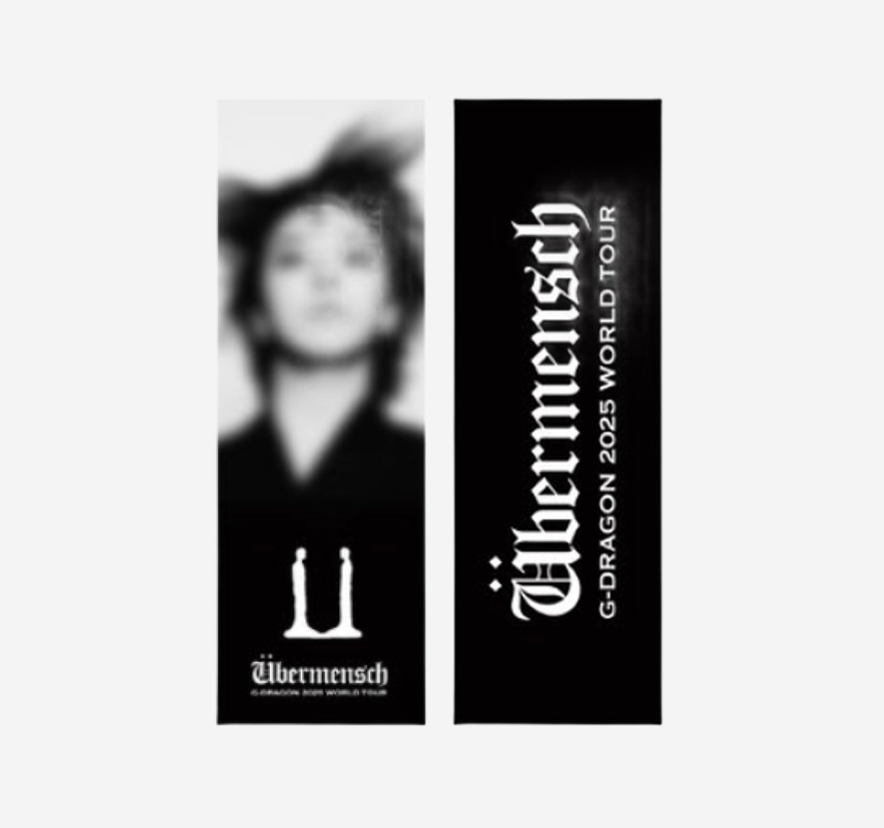 G-DRAGON Ubermensch Slogan Towel Black